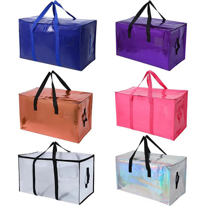 Heavy-Duty Zippered Storage Bag – Extra Large Moving Tote for Clothes & Tools