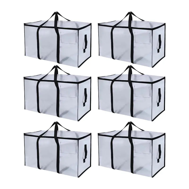 Heavy-Duty Zippered Storage Bag – Extra Large Moving Tote for Clothes & Tools
