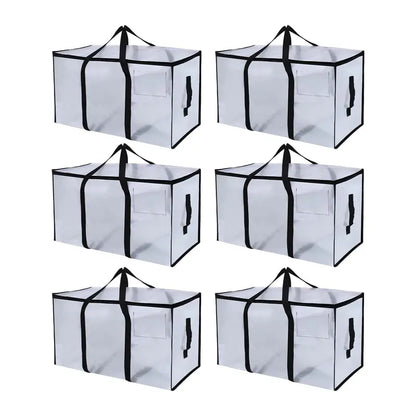 Heavy-Duty Zippered Storage Bag – Extra Large Moving Tote for Clothes & Tools